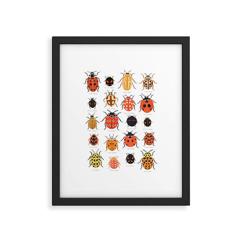 Ladybugs Framed Art Print Gallery Image 4