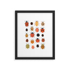 Ladybugs Framed Art Print Gallery Image 4