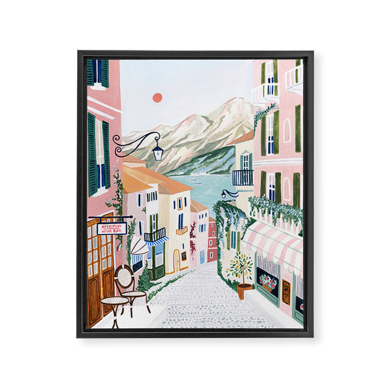 Lake Como, Italy Framed Canvas Print Gallery Image 6