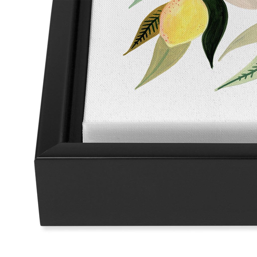 Lemon Framed Canvas Print Gallery Image 3