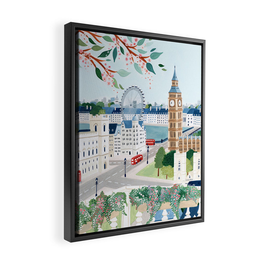 London, England Framed Canvas Print Gallery Image 2