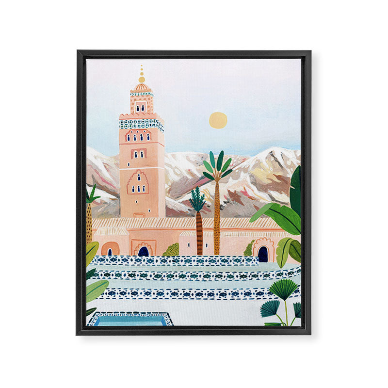 Marrakech Morocco Framed Canvas Print Gallery Image 6