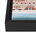 Menton, France Framed Canvas Print Gallery Image 3