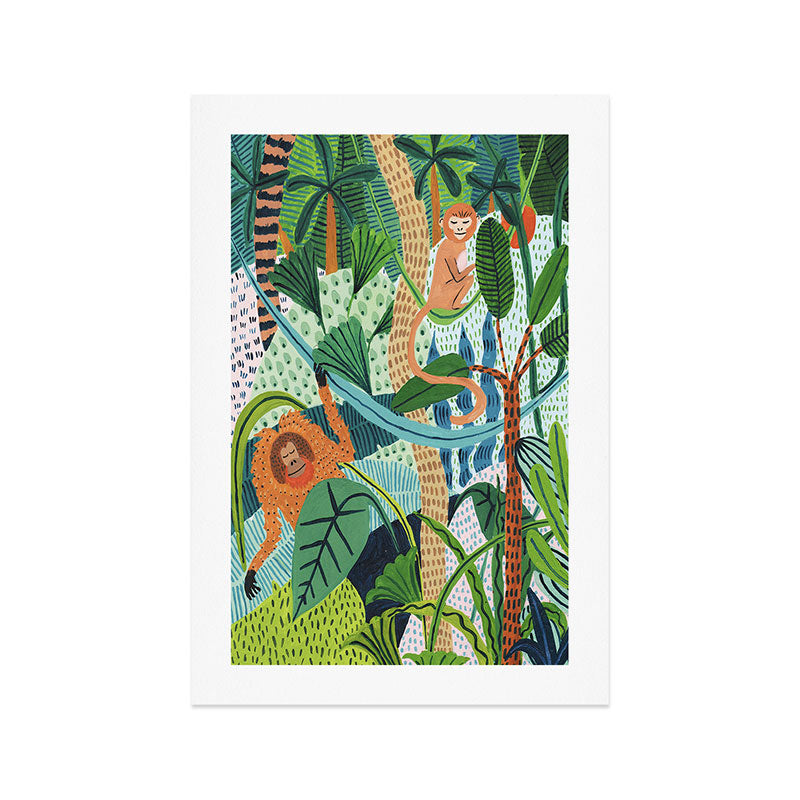 Monkey Pals Art Print Gallery Image 1