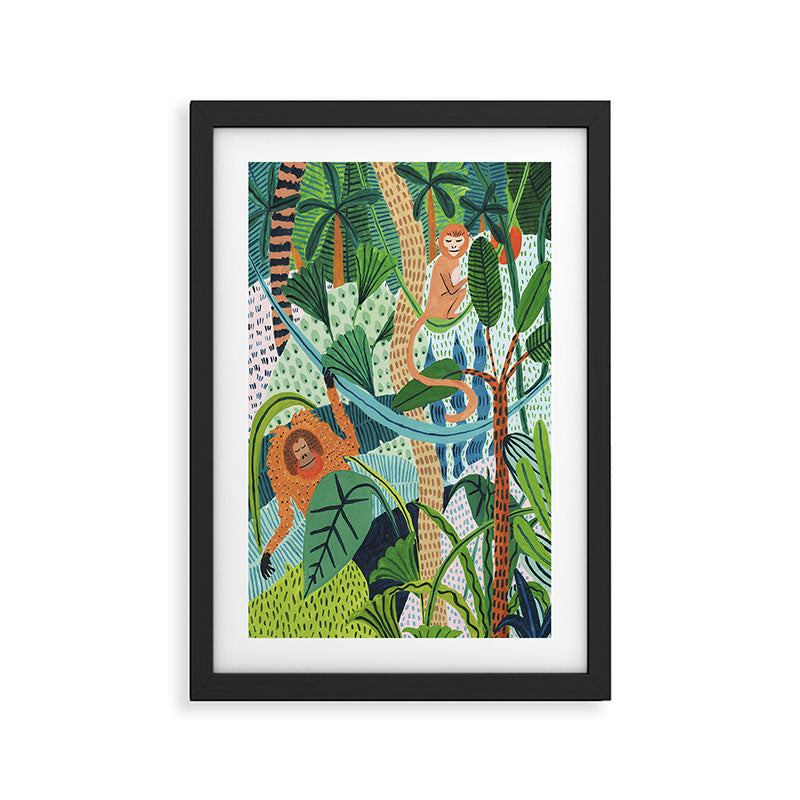 Monkey Pals Framed Art Print Gallery Image 2