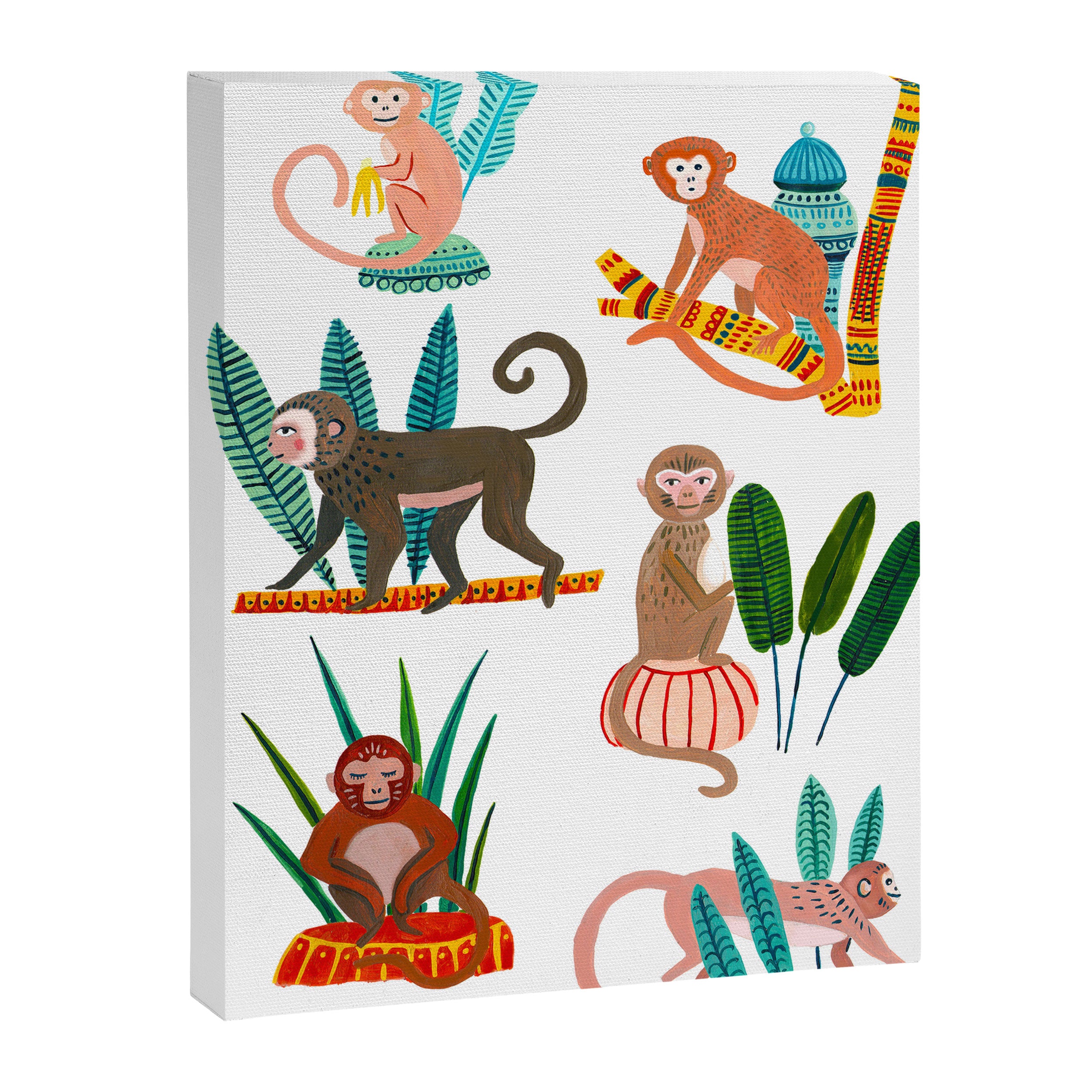 Monkeys of Malaysia Canvas Print Gallery Image 6