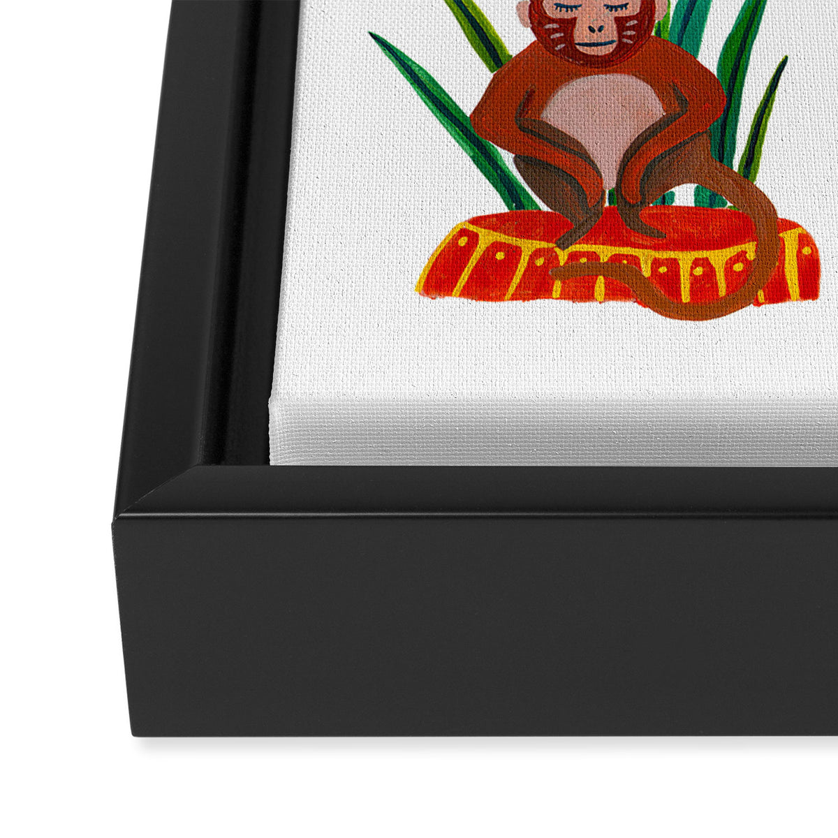 Monkeys of Malaysia Framed Canvas Print Gallery Image 3