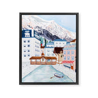 Mont Blanc, France Framed Canvas Print Gallery Image 6