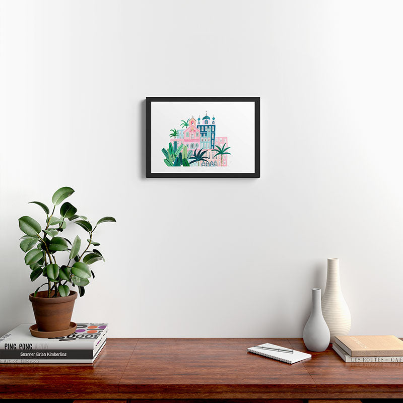 Moroccan houses Framed Art Print Gallery Image 2