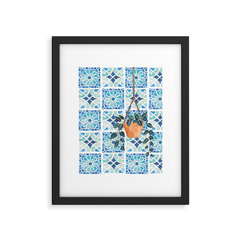 Moroccan Tiles Framed Art Print Gallery Image 5