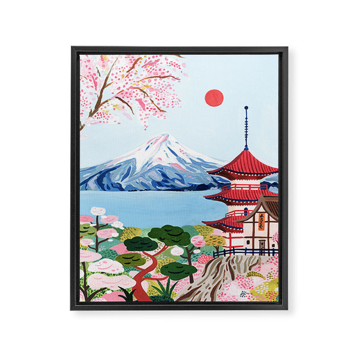 Mount Fuji Japan Framed Canvas Print Gallery Image 1