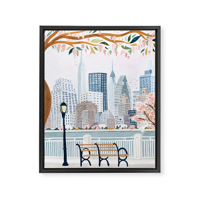 New York, USA Framed Canvas Print Gallery Image 1