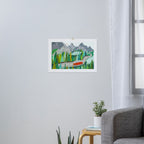 New Zealand Camper Art Print Gallery Image 3