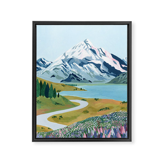 New Zealand Framed Canvas Print Gallery Image 1