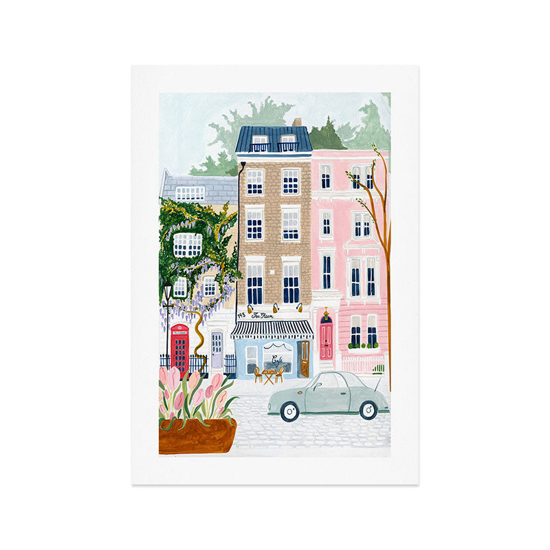 Notting Hill, London Art Print Gallery Image 1