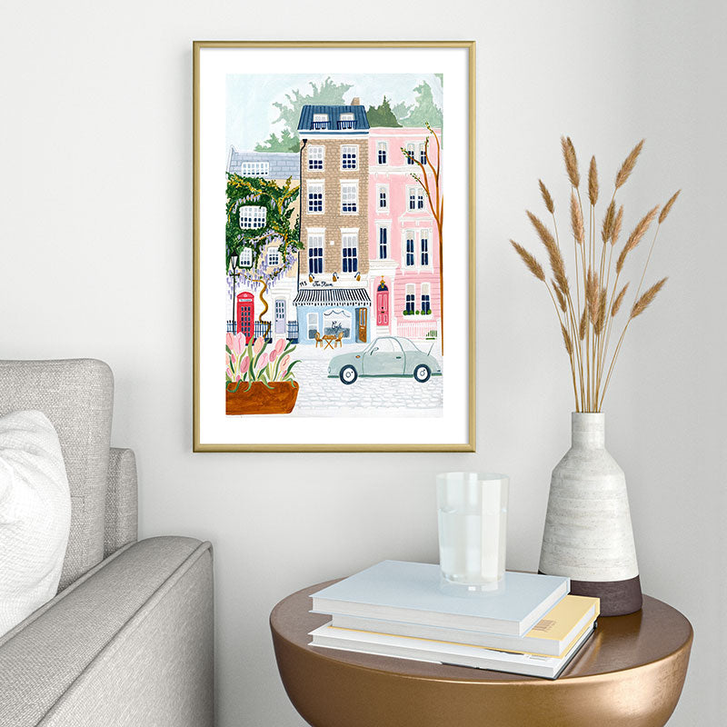 Notting Hill, London Framed Art Print Gallery Image 2