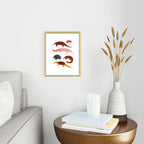Pangolin, Anteater & Echidna Print Framed Art Print Gallery Image 2