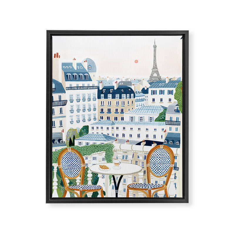 Paris Framed Canvas Print Gallery Image 6