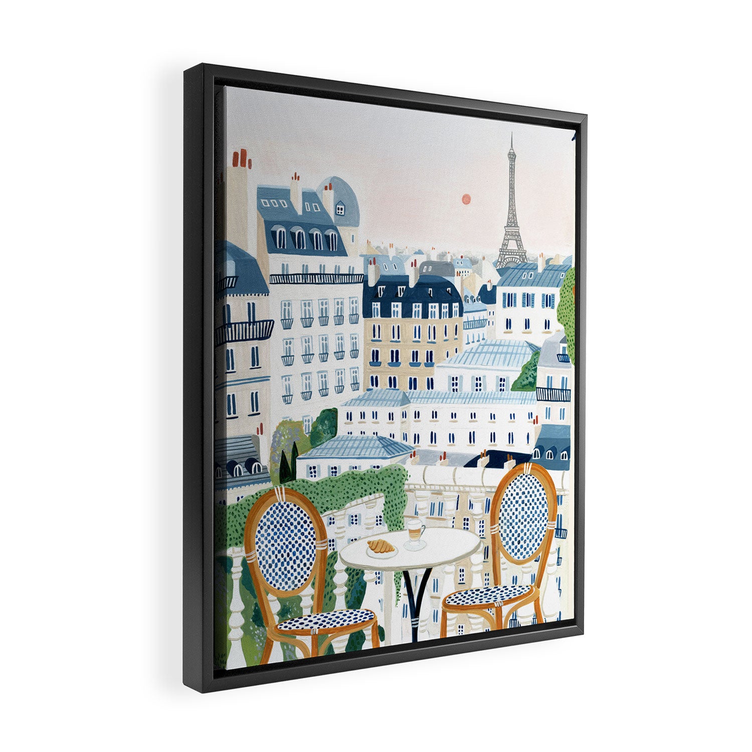 Paris Framed Canvas Print Gallery Image 2