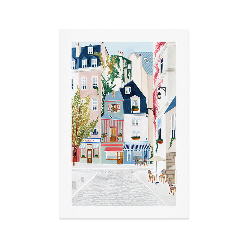 Parisian Cafe Art Print Gallery Image 1