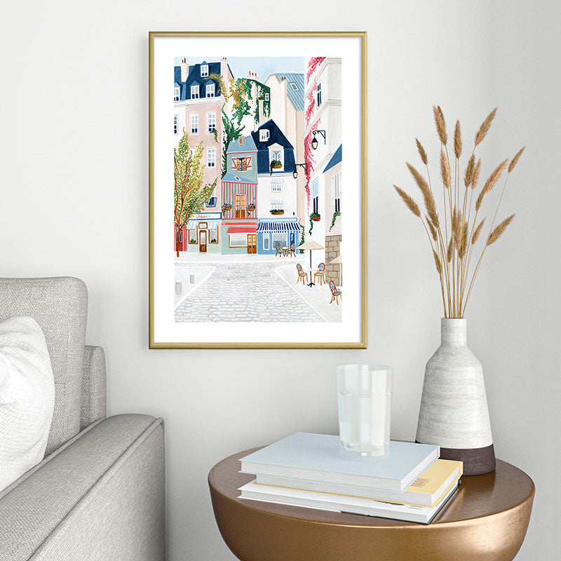 Parisian Cafe Framed Art Print Gallery Image 2