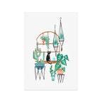 Plants Kitty Art Print Gallery Image 1
