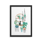 Plants Kitty Framed Art Print Gallery Image 2