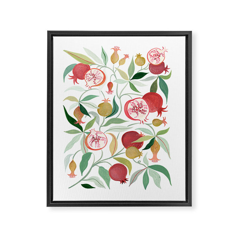 Pomegranate Framed Canvas Print Gallery Image 6