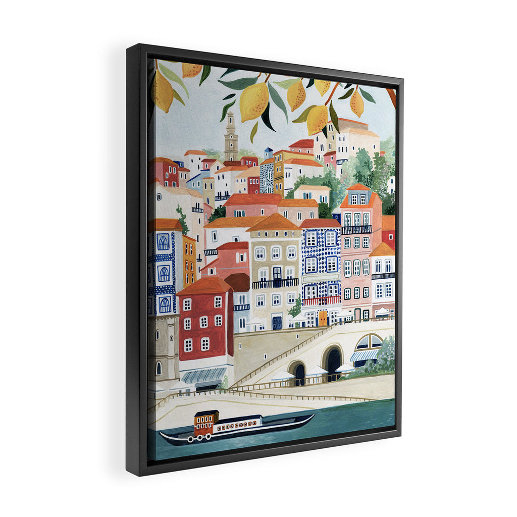 Porto, Portugal Framed Canvas Print Gallery Image 2