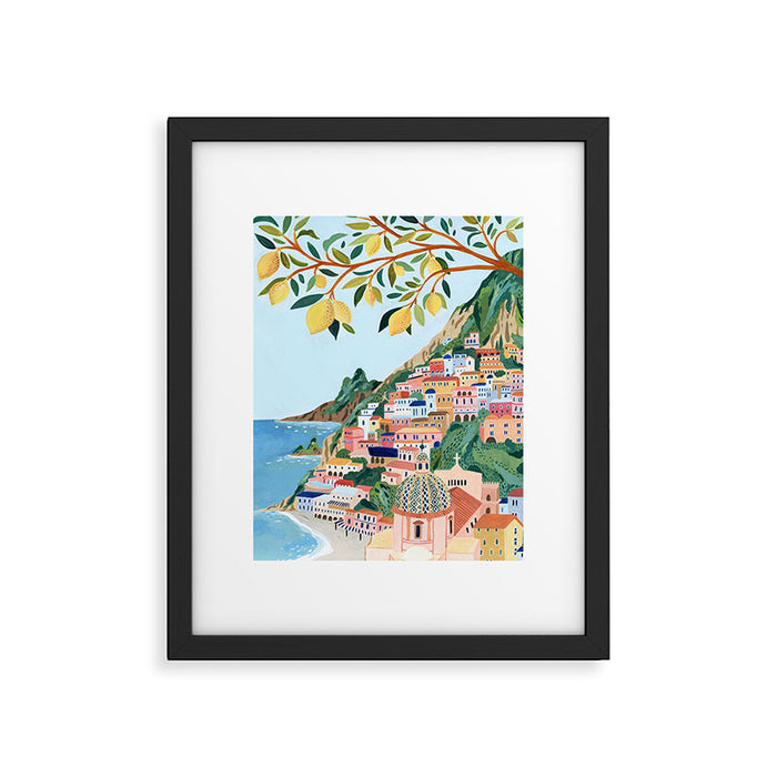 Positano, Italy Framed Art Print Gallery Image 1