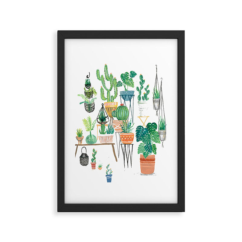 Potted Jungles Framed Art Print Gallery Image 2
