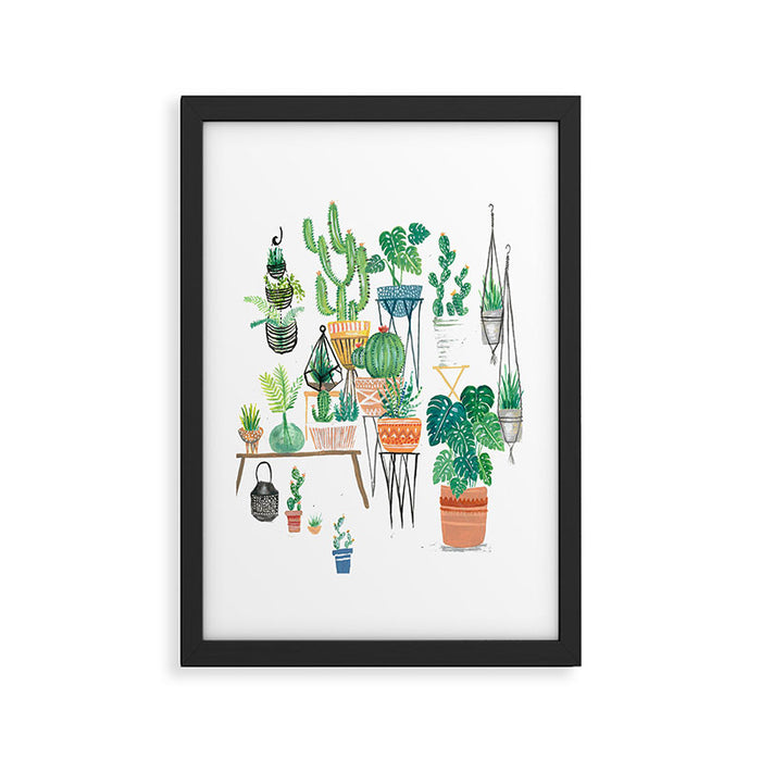 Potted Jungles Framed Art Print Gallery Image 1
