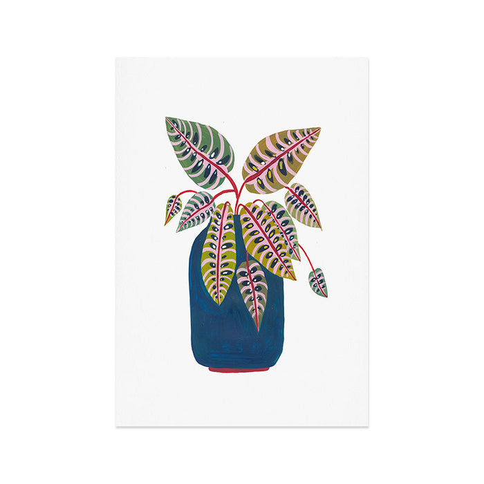 Potted Prayer Plant Art Print Gallery Image 1