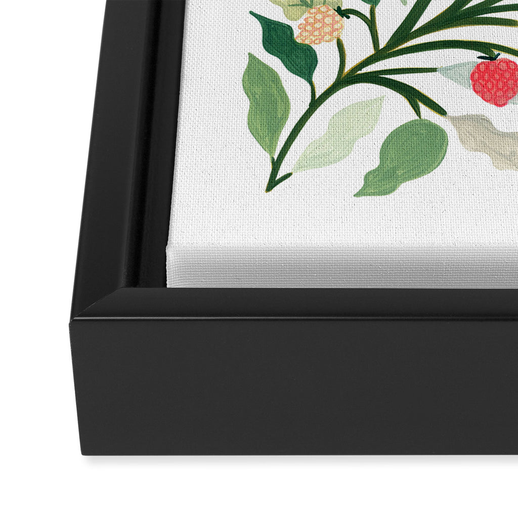 Raspberry Framed Canvas Print Gallery Image 3