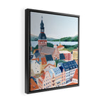 Riga Framed Canvas Print Gallery Image 2