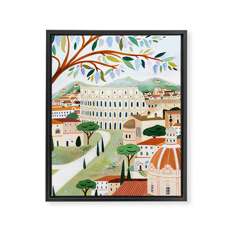 Rome, Italy Framed Canvas Print Gallery Image 6