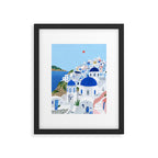 Santorini Framed Art Print Gallery Image 5