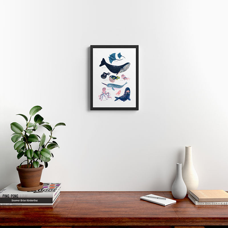 Sea Life Framed Art Print Gallery Image 2