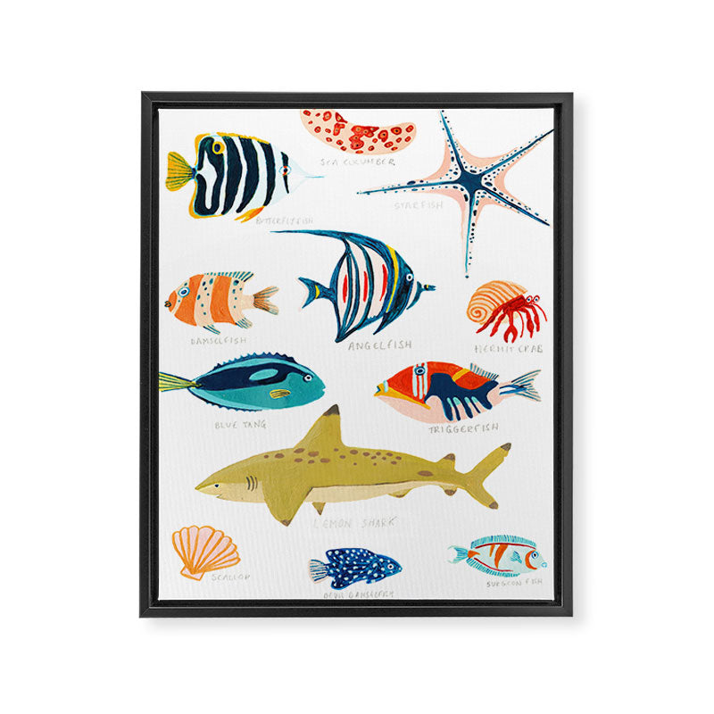 Sea Life of Fiji Framed Canvas Print Gallery Image 6