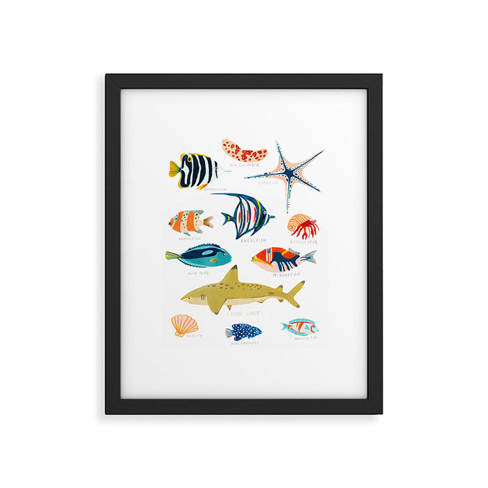 Sea Life of Fiji Framed Art Print Gallery Image 1