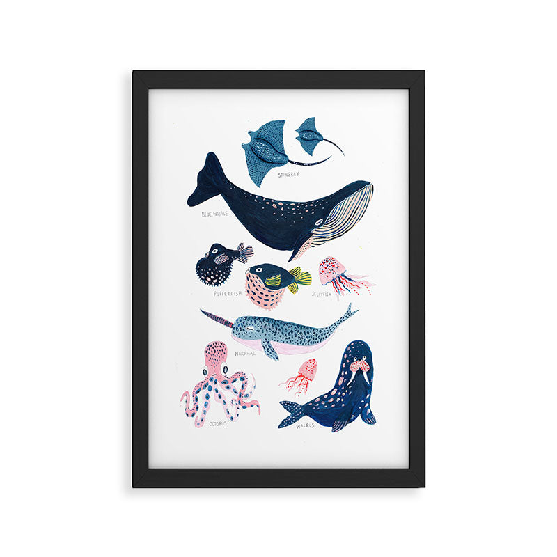 Sea Life Framed Art Print Gallery Image 2