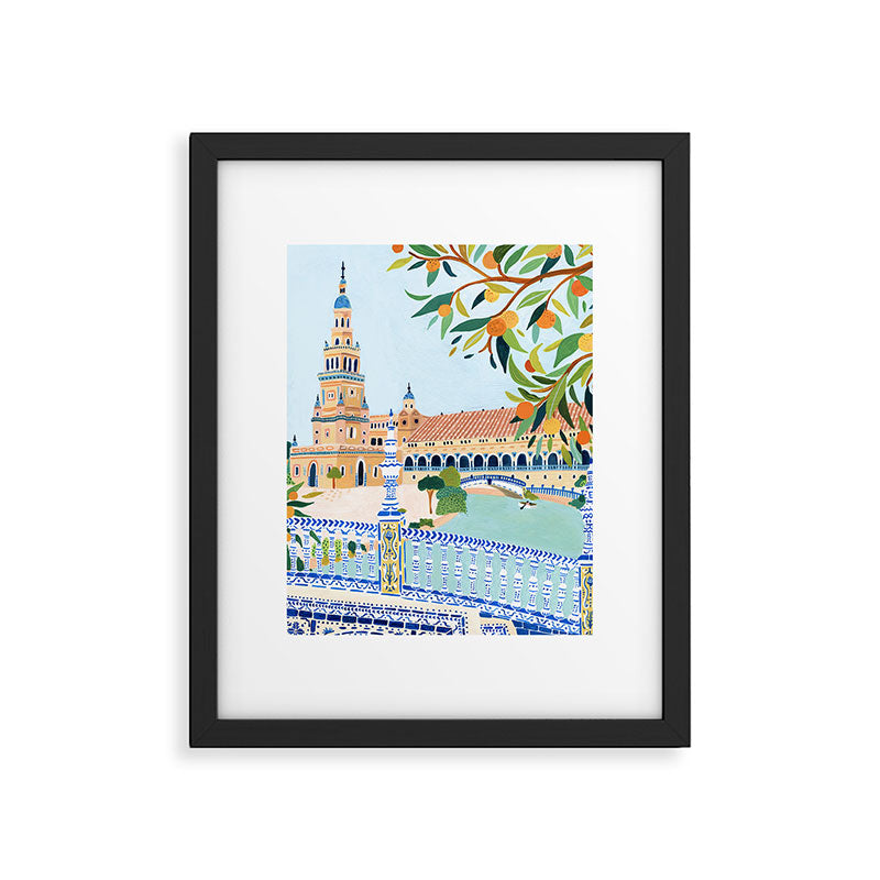 Seville Framed Art Print Gallery Image 4