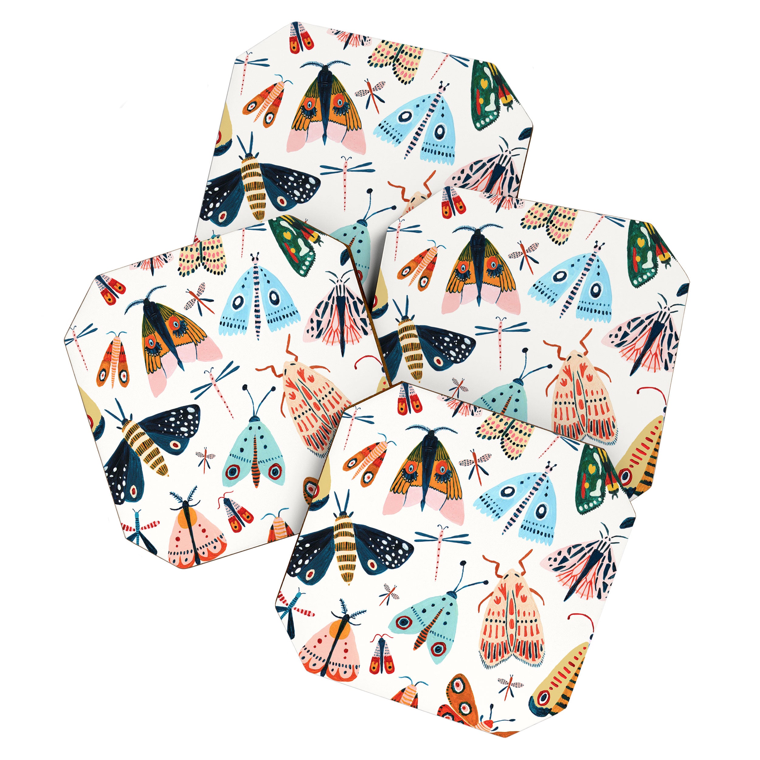 Spring Moths Coaster Gallery Image 1