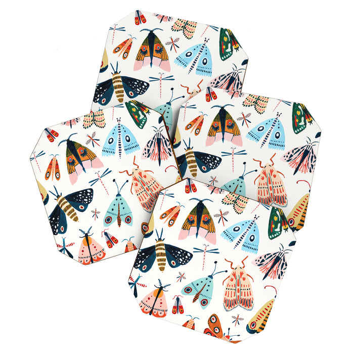 Spring Moths Coaster Gallery Image 1