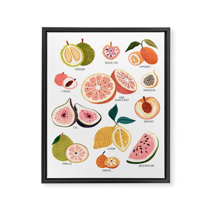 Summer Fruits Framed Canvas Print Gallery Image 1