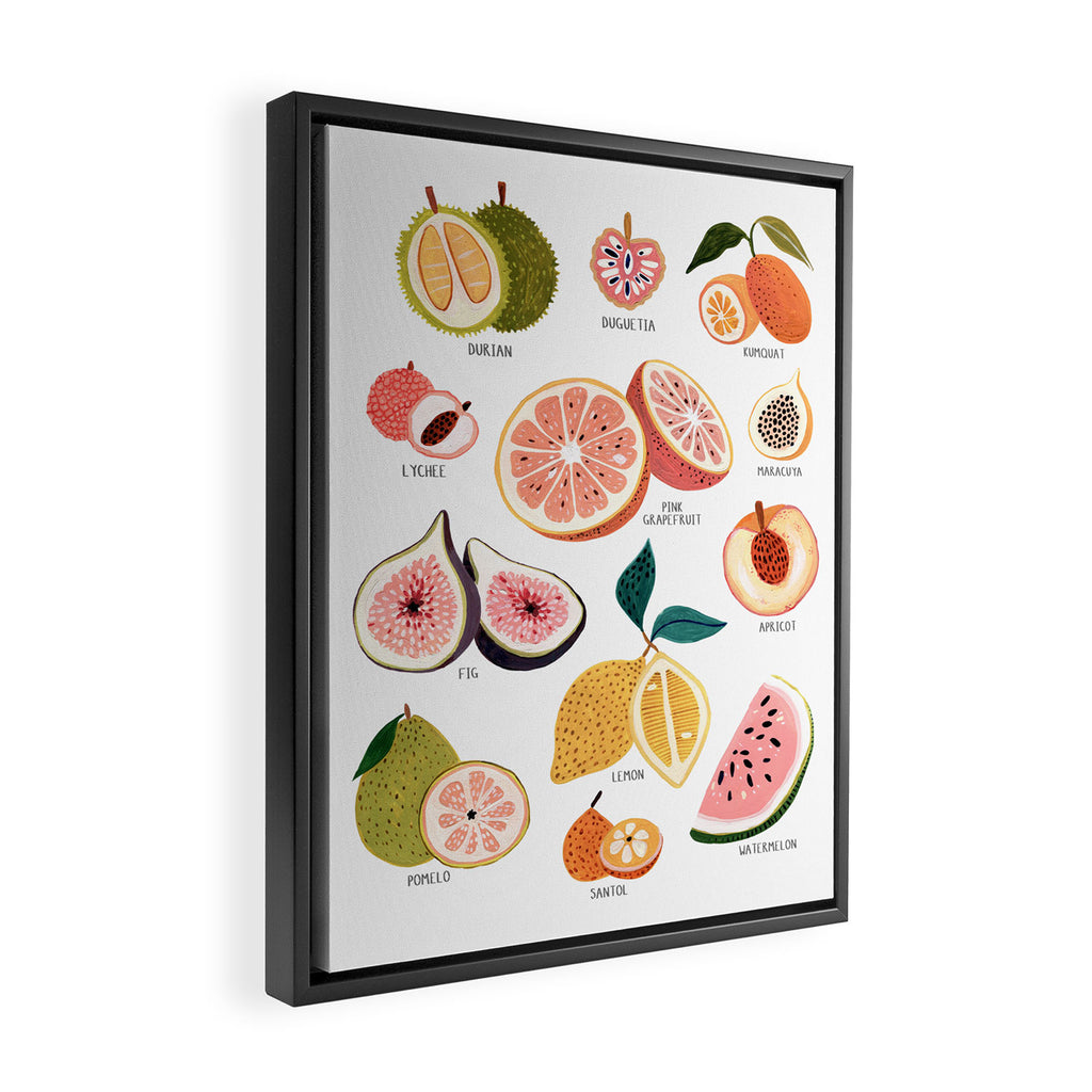 Summer Fruits Framed Canvas Print Gallery Image 2