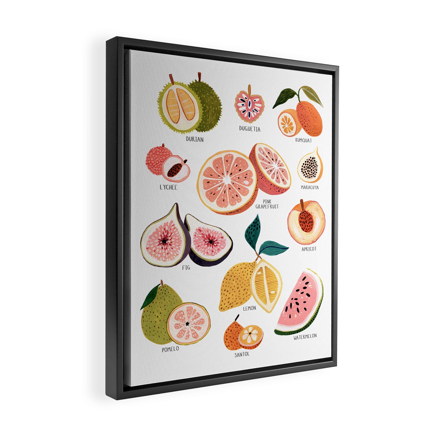 Summer Fruits Framed Canvas Print Gallery Image 2
