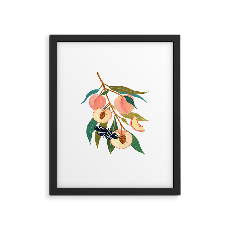 Summer Peach Framed Art Print Gallery Image 5