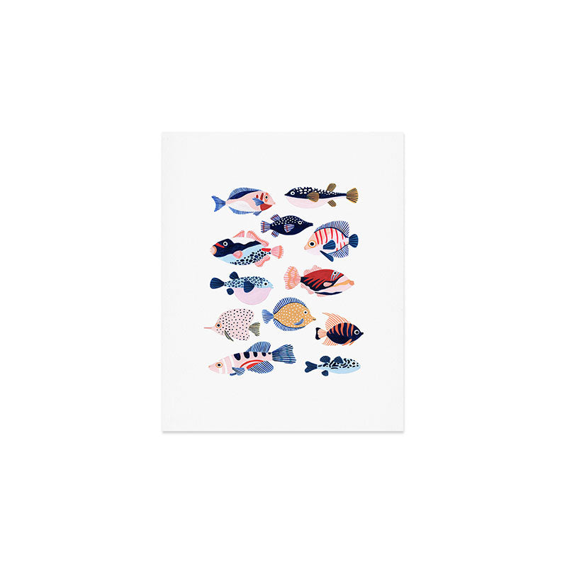 Tropical Fiji Fish Art Print Gallery Image 1