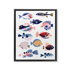 Tropical Fiji Fish Framed Canvas Print Gallery Image 6